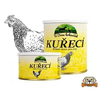 Krmivo pro psa Kuřecí konzerva 400 g U Dvou krkoviček KRK179