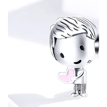 Přívěsek B-TOP Korálek CHLAPEC - STŘÍBRO 925