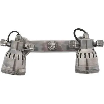 Nástěnné svítidlo Nástěnná lampa Amelie double Barva: stříbrná