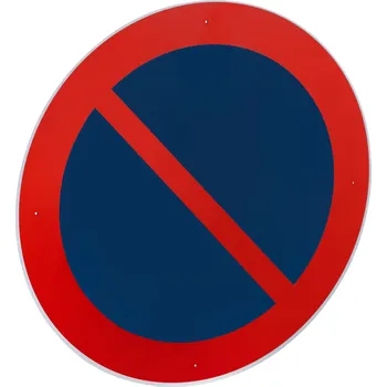 Walteco Zákaz stání, průměr 230mm, nerez