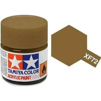 Modelářská barva Akrylová barva Tamiya XF-72 Brown JGSDF 10ml