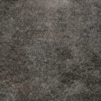 Dlažba Dlažba Porcelaingres dark ornament 60x60 cm X606354X6