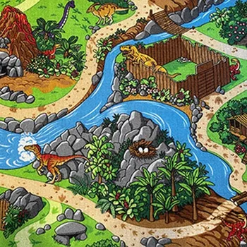 Koberec Vopi Dětský koberec Dino (Varianta: Kulatý 100 cm průměr)