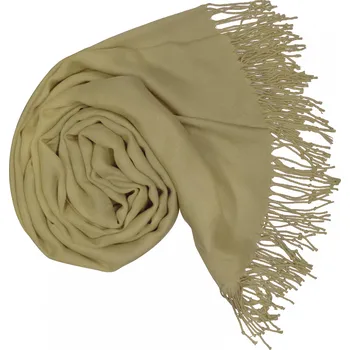 Šála ALUM Dámská zelená pashmina P57 / Dámská zelená šála