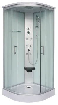 Masážní sprchový box Sanotechnik QuickLine Rumba CL88 bílý/čirý
