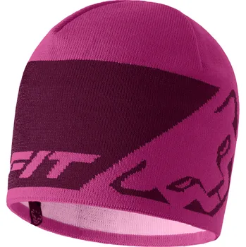 Běžecká čepice Dynafit Alpine Reflective Beanie - black out/pink glo