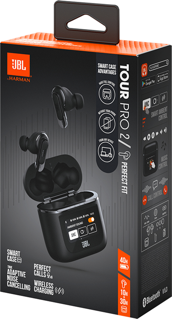 foto Sluchátka JBL Tour Pro 2 Black
