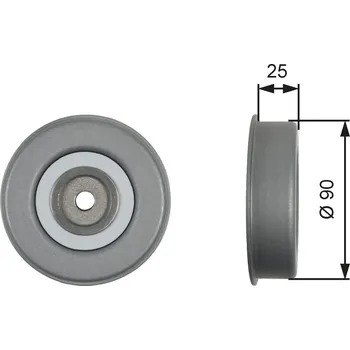 Napínací kladka, žebrovaný klínový řemen GATES T39245