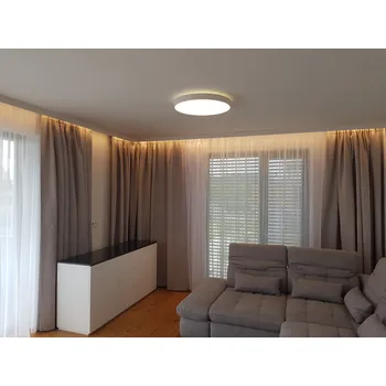 LED lišta TeTo Profil Závěsy LED teplota (barva) světla: 3000K (teplá bílá), Chytré ovládání: NE - pouze ON/OFF, Délka profilu: 2m