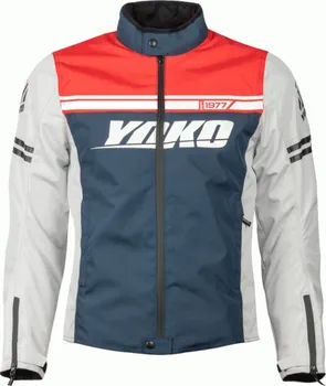Moto bunda Yoko Gartsa bunda šedá/námořnická/červená XL
