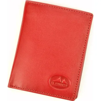 Peněženka Pánská kožená peněženka EL FORREST 854-47 RFID červená