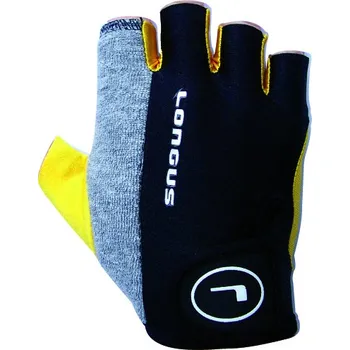 Cyklistické rukavice LONGUS dětské rukavice ECON 05, žluté, D2