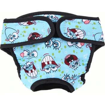 Obleček pro psa Hárací kalhotky Sponge Bob pro psa - modré Velikost: L