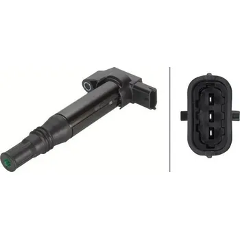 Autoelektrika Zapalovací cívka HELLA 5DA 358 057-931