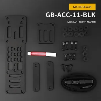 Wosport WST modulární hliníková platforma pro holster - Černá