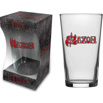 Sklenice sada sklenic na pivo Saxon - Logo