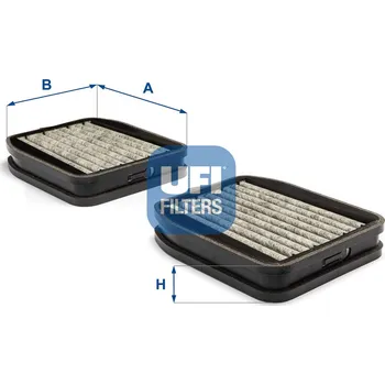 Ventilátor topení a klimatizace Filtr, vzduch v interiéru UFI 54.132.00