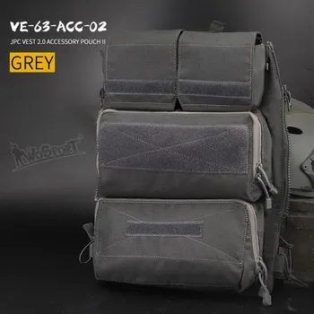 Airsoft Wosport Batoh/panel typ 2 pro JPC vestu 2.0 - šedý