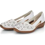 Dámská vycházková obuv 41356-80 Rieker bílá Barva: weiss, Velikost: 40