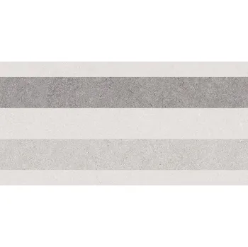 Dlažba Rako Block WARVK780, dekorativní obklad, světle šedý, matný, 30 x 60 x 0,8 cm