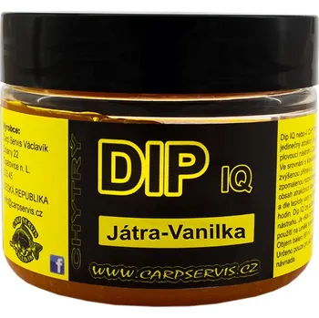 Návnadové aroma Carpservis IQ Dip - 60 ml/Játra-Vanilka