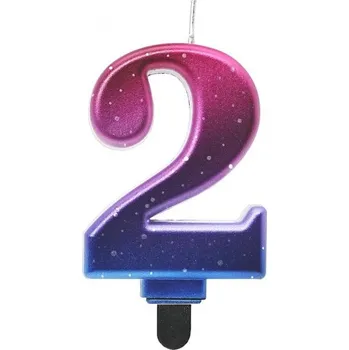 Karnevalový kostým Galaxy narozeninová svíčka - 2