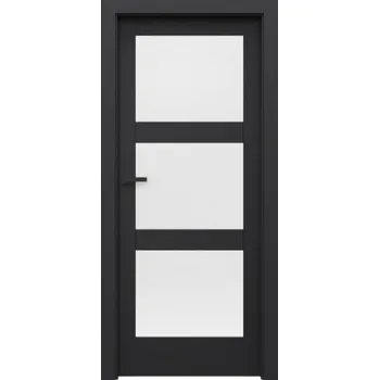 Interiérové dveře PORTADOORS interiérové dveře PORTA VERTE HOME černý model N.3