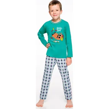 Chlapecké pyžamo Taro, dětské pyžamo 2342/1-Leo, dlouhý rukáv, zelená, vel. 104