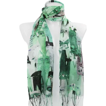 Šátek Biju 209-8 zelená