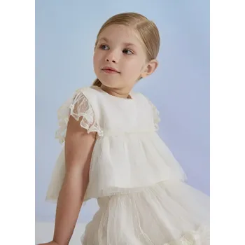 Dívčí šaty Abel & Lula dívčí halenka s volánky 5124 - 008 Velikost: 104
