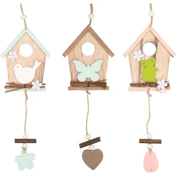 Budka dřevěná k zavěšení 27 cm 8750