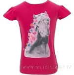 WOLF dívčí tm. růžové tričko 98-128 Velikost: 104