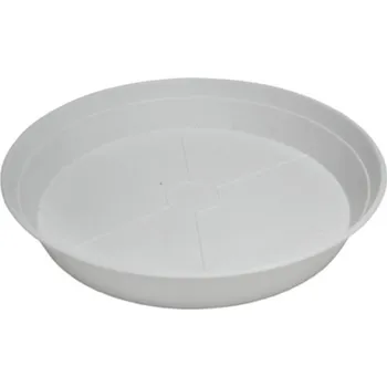 Podmiska Miska pod květináč UH o23,5cm bílá K41 KLC