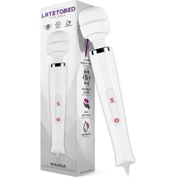 Vibrátor LateToBed Wanda Wired Wand Massager White