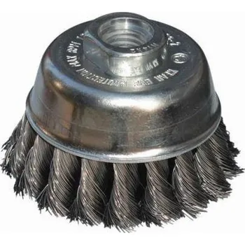 Drátěný kartáč Abraboro KNOFLÍKOVÝ KARTÁČ 65 MM/M14 ABRABORO - NAPÍNANÝ DRÁT 0,35 MM AB99040009 ABRABORO