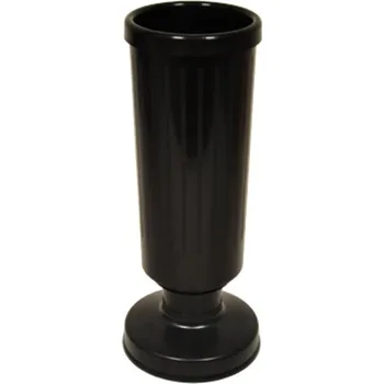 Váza Váza na hrob 30cm černá se zátěží KLC
