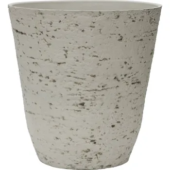 Venkovní plastový květináč kámen kužel 35x37x35 (Venkovní plastový květináč s imitací kamene)