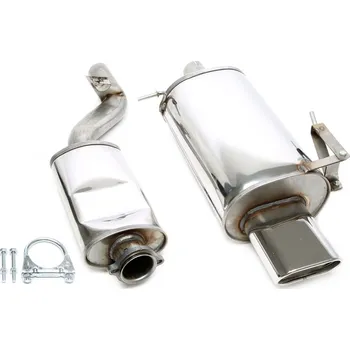 Autodíl TA Technix sportovní nerezový catback výfuk BMW Z3 1.9, 1x ovál 70x140 mm rovná nerezová koncovka s pertlem