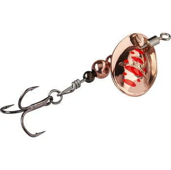 Umělá nástraha Rotační třpytka Gunki Dots Nude Spotted 2H Full Copper-Red 3,8g