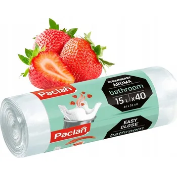 Odpadkový koš Paclan vonné odpadkové pytle do koupelny 15l 8µm8µm 40ks