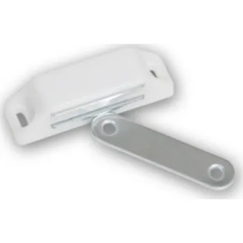 Nábytkové kování Sklapka magnetická MC 02A Bílá barva KLC