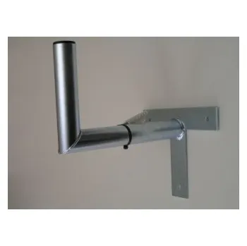 Příjem digitálního pozemního vysílání Držák antény 35cm s křížem, trubka 42/2mm, zinek Galva Anténní držák 35cm T (p.4,2 cm)