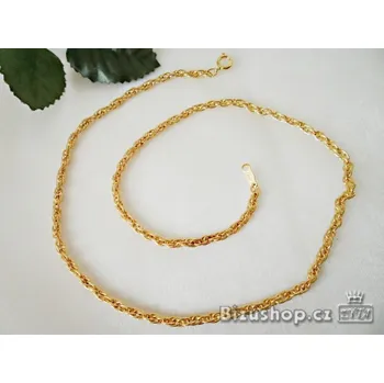 Řetízek Řetízek bižuterní zlatý 016 E