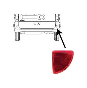 Příslušenství osvětlení automobilu Odrazka VAN WEZEL 4310940