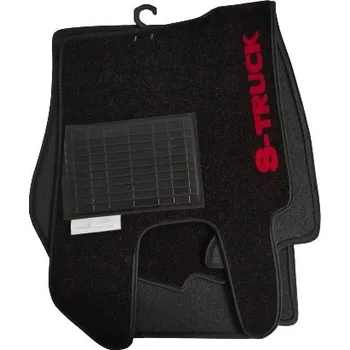 autokoberec Koberce textilní pro SCANIA G od 2009, černo-červená barva