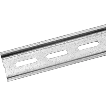 Rozvaděč Montážní DIN lišta s otvory ocelový plech pozinkovaný 1m - 1ks