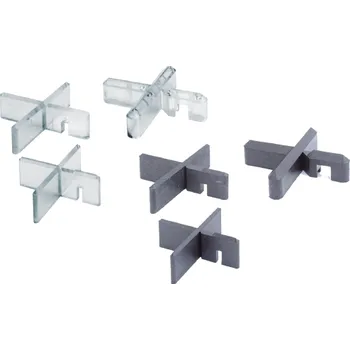 Dlažba Terče, PEDall CROSSIQ 3 - Vyrovnávací křížek do písku a drtě s možností odlamování pro řešení u stěny, nebo vazby, spára 3mm