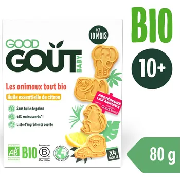 Dětská výživa Good Gout BIO Citronová zvířátka (80&nbsp;g)