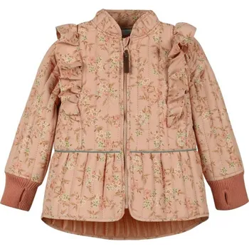 Kojenecké oblečení EN-FANT Termo bunda AOP Misty Rose 80 (doporučená výška 78-85cm)