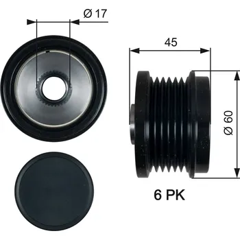 Předstihová spojka GATES OAP7155